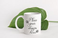 Coffee cup mockup modern template minimal neutral mock up Product Image 1