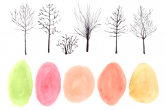 Watercolor DIY Autumn Clip Art Set Product Image 4