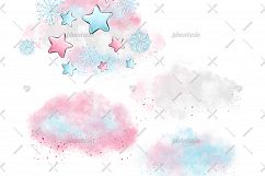 Winter Unicorn Cliparts Product Image 5