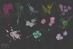 Watercolor Splatters Product Image 5