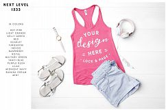 Next Level 1533 Tank Top Mockup Mega Bundle Multi Colors Product Image 8