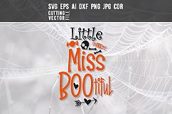 Little Miss BOOtiful - svg, eps, ai, cdr, dxf, png, jpg Product Image 1