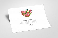 Floral Wedding Invitation Cards Pack Product Image 6