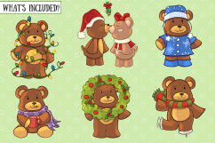 Beary Christmas Clip Art Collection Product Image 2