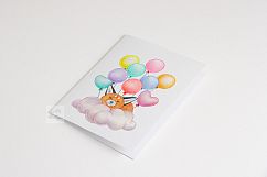Monochromatic Greeting Card Mock up minimal vertical blank cards mockup white display stock photo psd smart template stationery Product Image 6