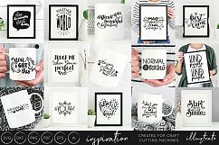 Inspirational Quotes SVG Cut File Bundle - Design Collection Product Image 1