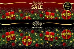 Winter Holiday Web Banners Set Product Image 2