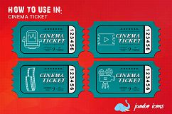 Line Icons Cinema Set Product Image 5