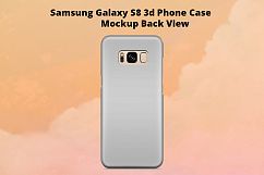 Samsung Galaxy S8 3d case Mockup Product Image 1