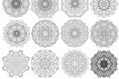 25 Mandalas for Coloring and Designs Product Image 3