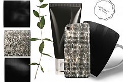 Black metal paper - Metallic backround Product Image 3