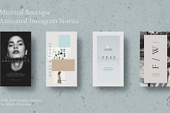 Animated Instagram Stories Templates - Minimal Boutique Product Image 4