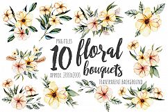 Arizona. Flower watercolor clip art. Product Image 7