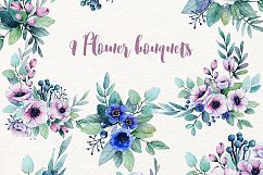 Flowers watercolor set Product Image 2