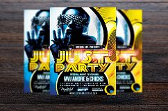 Just Party Flyer Product Image 3