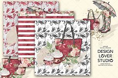 Rain Romance digital paper pack Product Image 6
