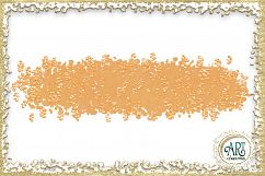 Apricot Peach Glitter Brush Strokes 24 PNG clipart Splashes  Product Image 22