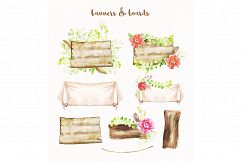 Watercolor Boho Set &amp; Patterns Product Image 5