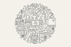Music Line Art Icons Product Image 4