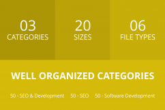 150 SEO &amp; Development Line Inverted Icons Product Image 3