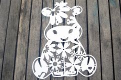 Cow paper cut SVG / DXF / EPS files Product Image 3
