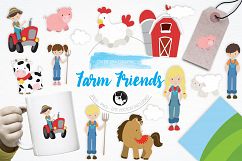 Farm Friends graphics and illustrations Product Image 1
