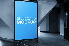 Billboards in Subway Train Station Mockups Product Image 26