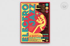 Electro Jazz Flyer Template Product Image 2