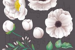Flowers in purple and white Product Image 6