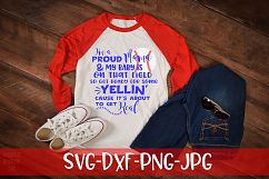 Proud Mama, Loud and Proud, Baseball, SVG Product Image 1