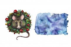 Watercolor Christmas greeting cards Product Image 2