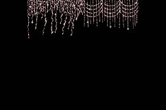 Rose Gold Glitter String Lights Clipart Product Image 2