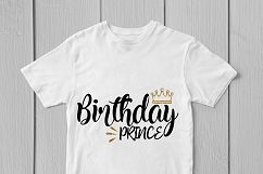 Happy Birthday Prince - Birthday SVG EPS DXF PNG Cut Files Product Image 3