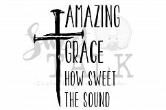 Amazing Grace how sweet the sound-Instant digital download Product Image 1