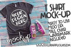 Gray t shirt mock up 6498 Product Image 1