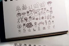 100 Boho-Chic Plants Vectors Product Image 5