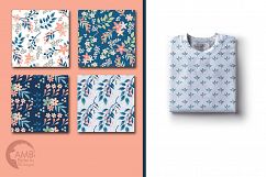 Moonlight Florals patterns, Floral papers AMB-1836 Product Image 4
