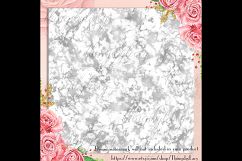 16 Silver Glitter Marble Texture Digital Papers Product Image 4