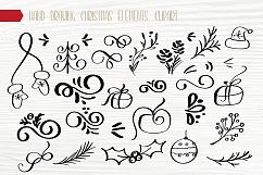 Hand Drawing Christmas Lettering and Doodle Elements Product Image 16
