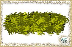Olive  Moss Green Sap Brush Strokes Clipart Autumn Golden Glitter  24 PNG - transparent background images Product Image 17