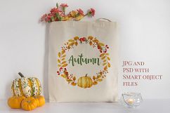 Tote Bag Mockup - Autumn Pumpkins Product Image 3