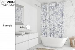 Shower Curtain Mockup Pack Product Image 4