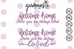 Welcome Home Where You Are Always Loved Product Image 1