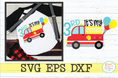 Third Birthday Firetruck Product Image 1