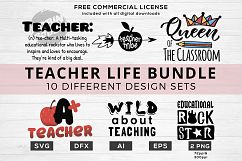 Teacher Life Bundle Designs for T-Shirt, Hoodies, Mugs and more Product Image 1