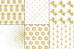 White Glam Digital Paper Product Image 2
