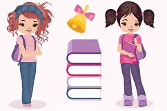 Alice back to school illustrations, Alice back to school graphics Product Image 3