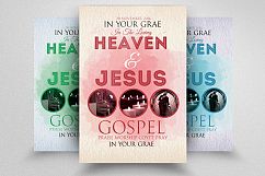 Heaven and Jesus Church Flyer Template Product Image 1