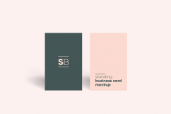 Standing Business Card Mockup Product Image 2
