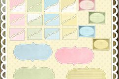Nursery Baby Pastel Collections-129 Elements/Clipart Designer Scrapbook Product Image 4